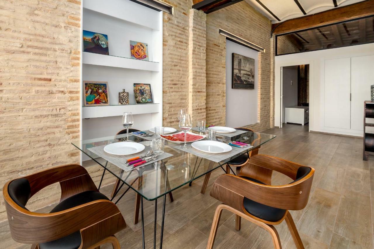 Apartmán Florit Flats - Center Luxurious 1Br 1Ba Terrace Wi-Fi Ac Valencie Exteriér fotografie