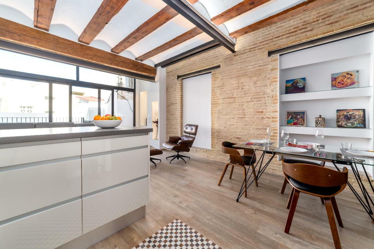 Apartmán Florit Flats - Center Luxurious 1Br 1Ba Terrace Wi-Fi Ac Valencie Exteriér fotografie