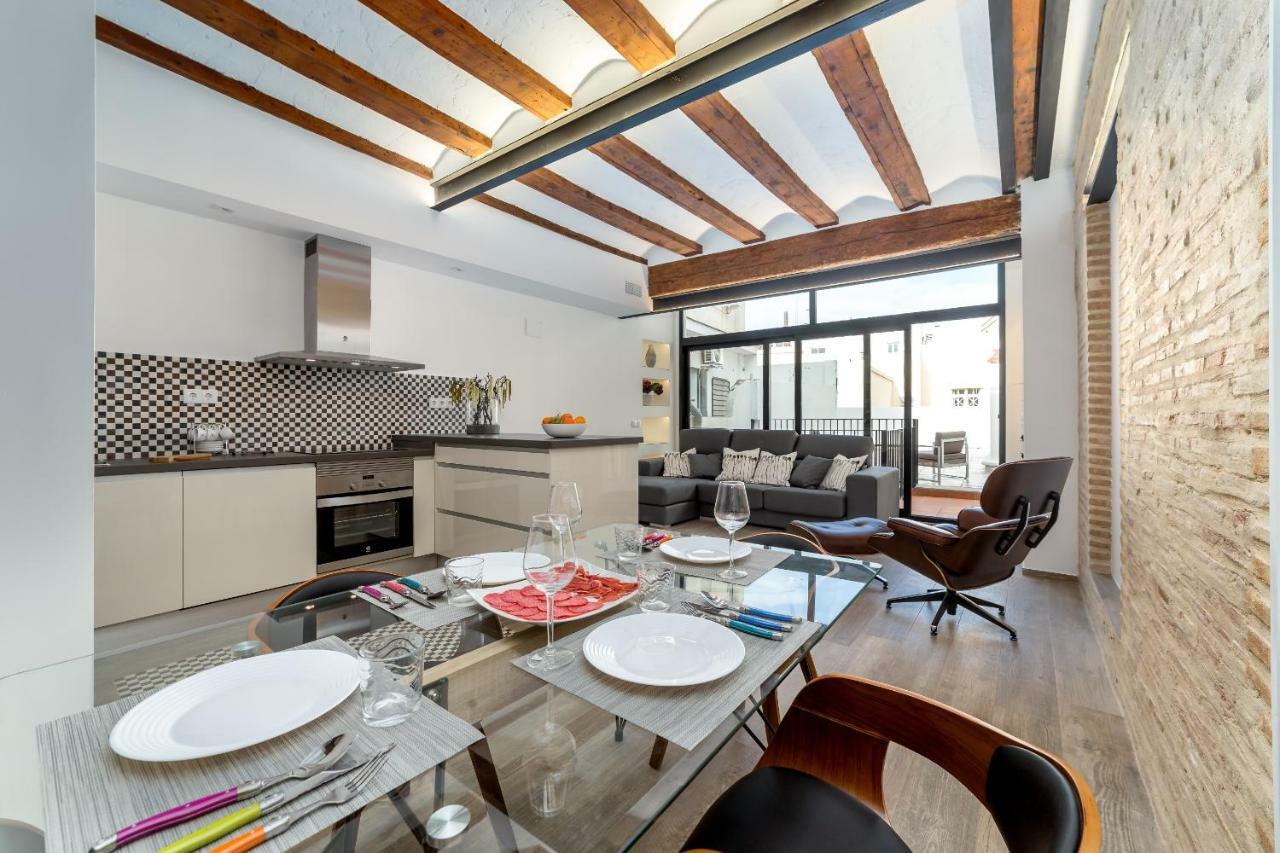 Apartmán Florit Flats - Center Luxurious 1Br 1Ba Terrace Wi-Fi Ac Valencie Exteriér fotografie